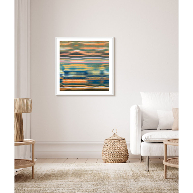 A Linear Arrangement 2 Print, 34" H x 34" W x 2" D