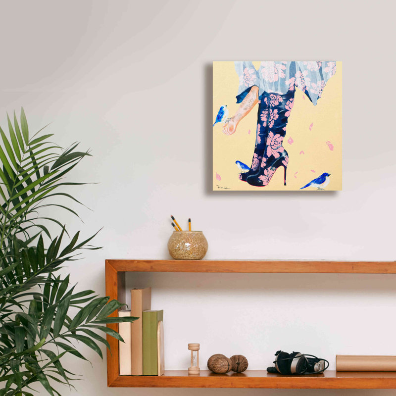 «Her Best Friends» par Pamela K. Beer, impression sur toile, H 12 po x l 12 po x P 0,75 po