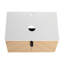 Meuble-lavabo moderne 30 po avec lavabo en céramique, surface en pierre artificielle et armoire à fermeture en douceur
