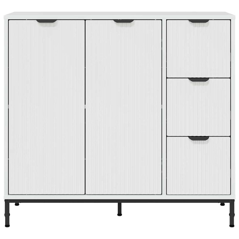89.5cm Sideboard, High Gloss White