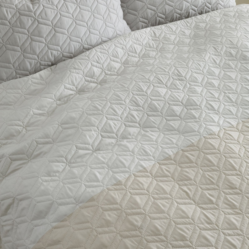 Ombre Geo Duvet Cover Set with Pillowcases, Single - 1 Standard Pillowcase