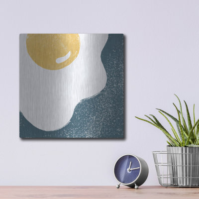 Luxe Metal Art 'Sunny Side 1' by Moira Hershey Metal Wall Art