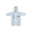 Clintonville Terry Cloth Gender Neutral Above Knee Bathrobe with Pockets and Hood-889175178-889175177
