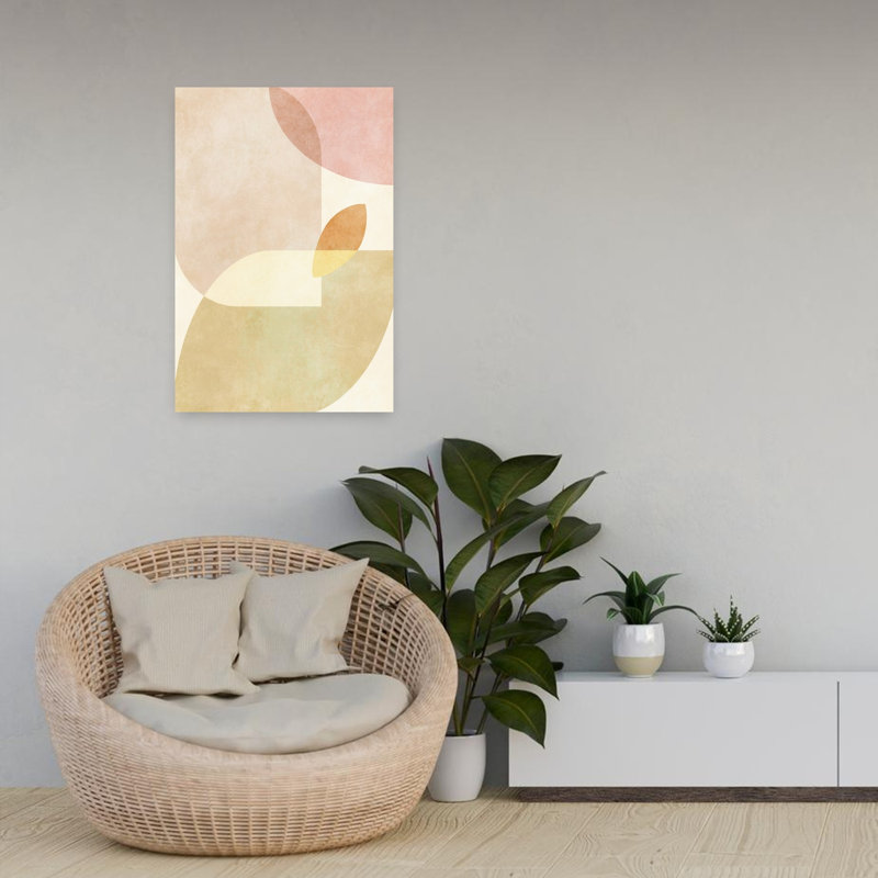 Art contemporain, art contemporain abstrait, H 24 po x l 16 po