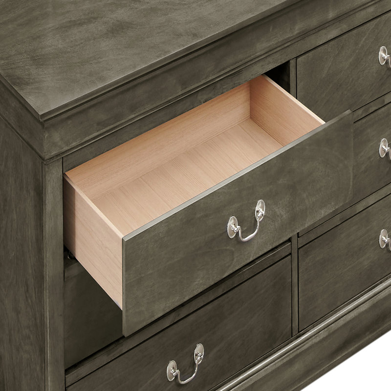 Commode, gris, Gris, H 33 po x l 16 po x P 57 po
