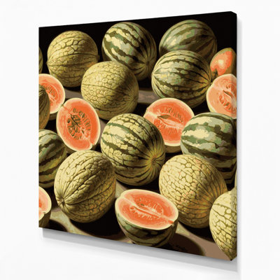 «Fruit Crenshaw Melon», art mural sur toile