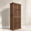 Armoire à 4 portes avec 1 tiroir, 4 tablettes réglables et conception anti-basculement pour un rangement et une sécurité accrus