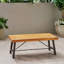 Table basse d'extérieur rustique