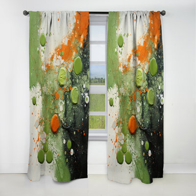 Jahnke - Fruits Curtain - Blackout Floral Curtain - 1 Panels