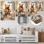 «Bear Laundryroom Bubbles 1» - Art mural en métal-101156159