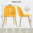 Modern Velvet Armless Side Dining Chairs-1480541485