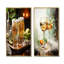 Sudsy Abstraction Beer - ensemble d'art mural sur toile 2 pièces-102573227-102573225