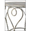 Charmante table d'appoint ronde en fer 26X26x30