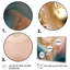 Exquise Wave Symphony liquide or rose bleu V - formes abstraites, ensemble de reproductions d'art mural-93343921