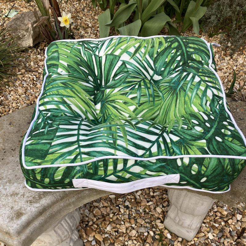 Wharden Indoor / Outdoor Floral Square Floor Cushion