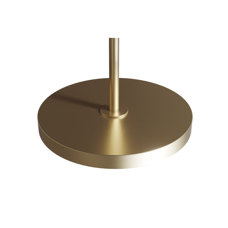 Lampe sur pied arquée 62 po Edita, Or mat