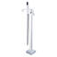Robinet de baignoire autoportant avec douche à main - Matériau en métal, poids de 11 lb pour une finition durable, fabrication solide, expérience de pulvérisation pour tout le corps