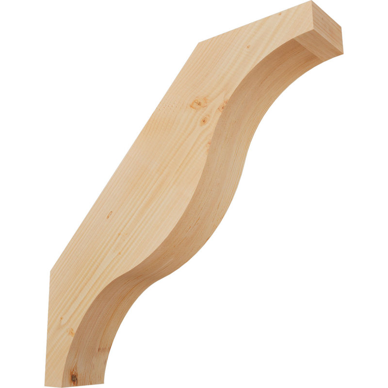 Attelle de genou Funston, Sapin de Douglas, Lisse, H 30 po x l 5,5 po x P 30 po