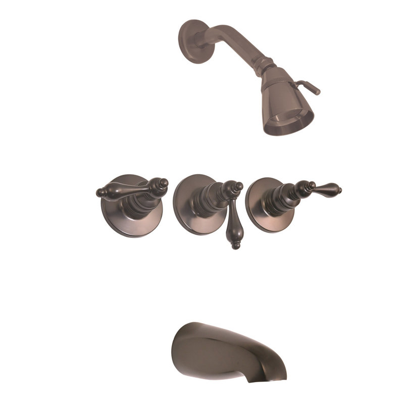 Castille All-In-One Kit with Rough in-Valve, Oil Rubbed Bronze