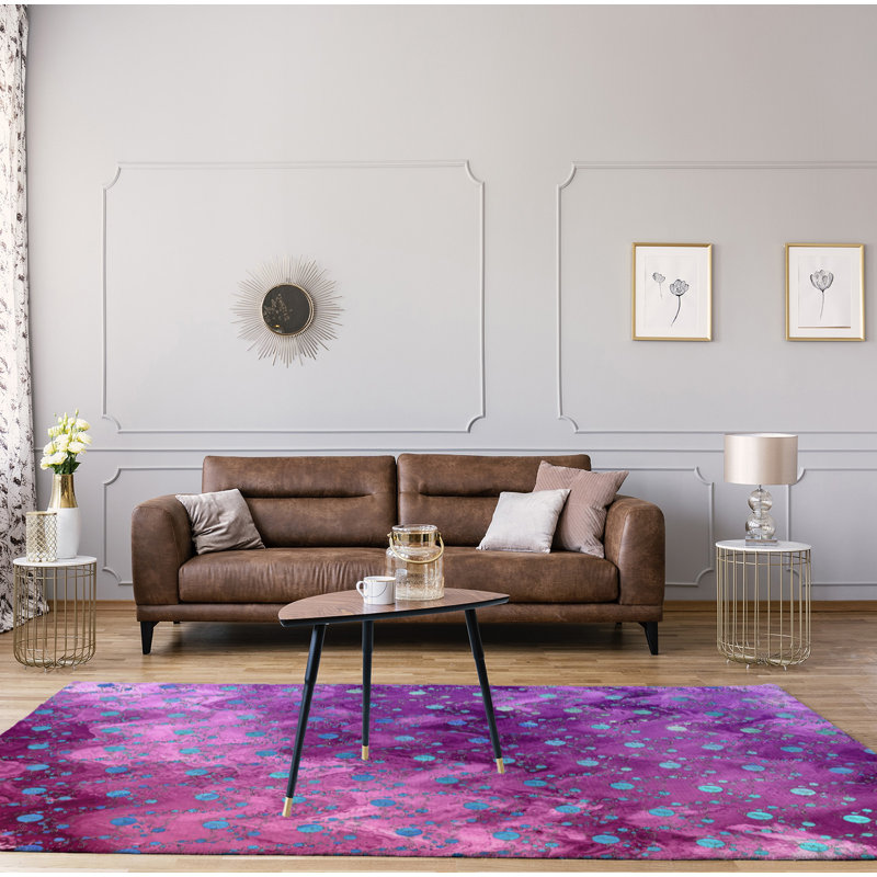 Tapis de planètes et étoiles roses, Rectangle 9 pi x 12 pi