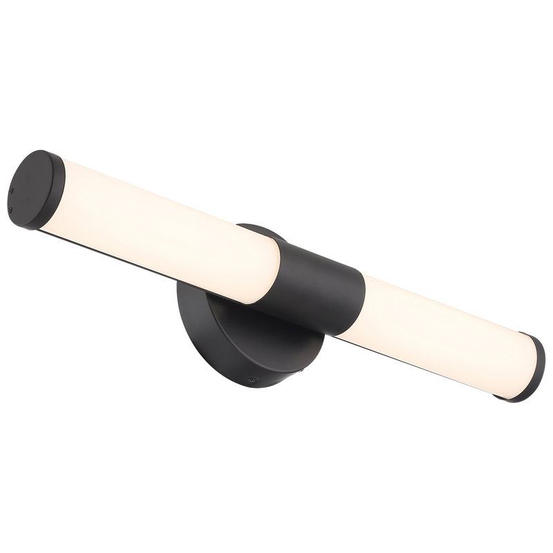 Dimmable LED Vanity Light, Matte Black