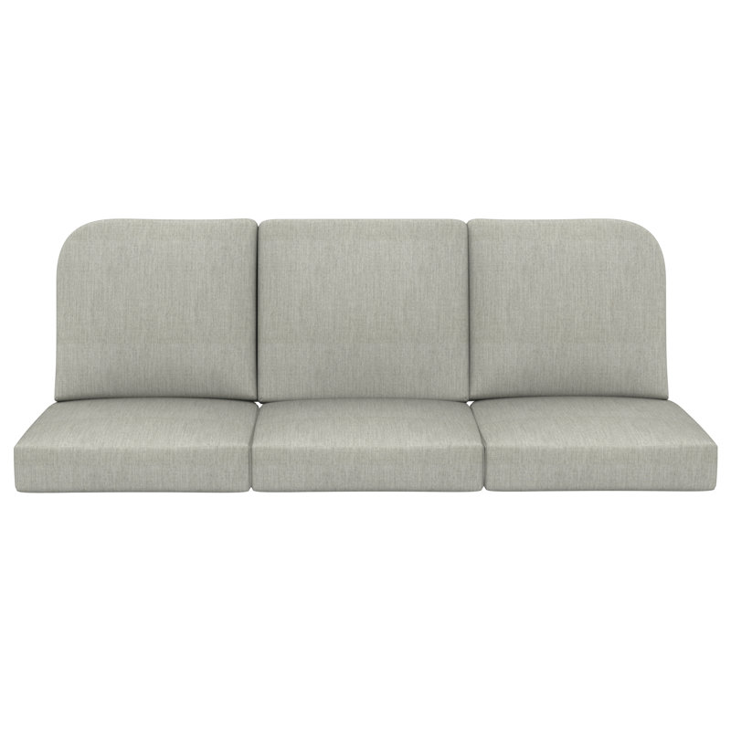 22" x 24",  Set of 3 Outdoor Deep Seat Sunbrella Cushion, Patio Chair Cushions with Water-Repellent & UV-Resistant Sunbrella Cover, Eco-Friendly Seat & Back Cushions for Patio Furniture
