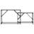 vidaXL Nesting Console Tables Hallway Stand Behind Sofa 2 Pcs Engineered Wood-802145412