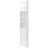 Efficient White Bathroom Cabinet With Two Doors And Movable Adjustable Shelves Tall Corner For --78541527