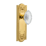 Meadows Plate with Crystal Victorian Knob
