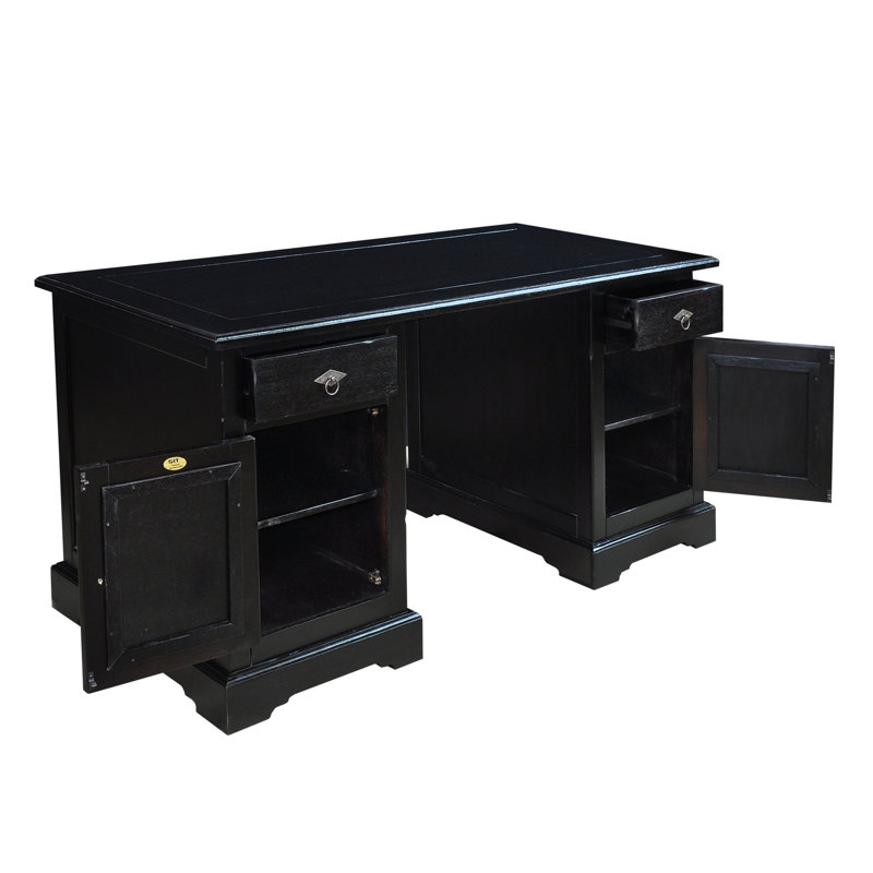 Heerenveen Solid Wood Executive Desk