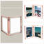 Cadre en métal flottant articulé avec verre véritable-984702030-984702069