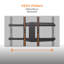 Support mural articulé haut de gamme pour écrans de 42 po à 75 po de qualité supérieure - pivotant, inclinable et extensible, supporte 90 lb, VESA 100 x 100 à 600 x 400