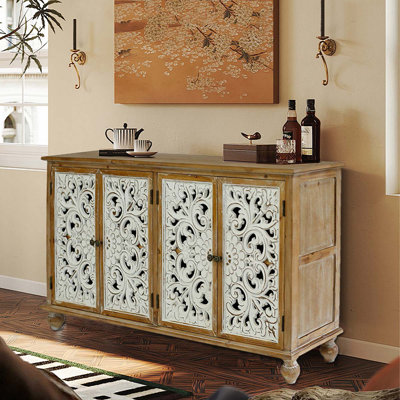 Storage Accent Cabinet With 4 Doors by Ophelia & Co.