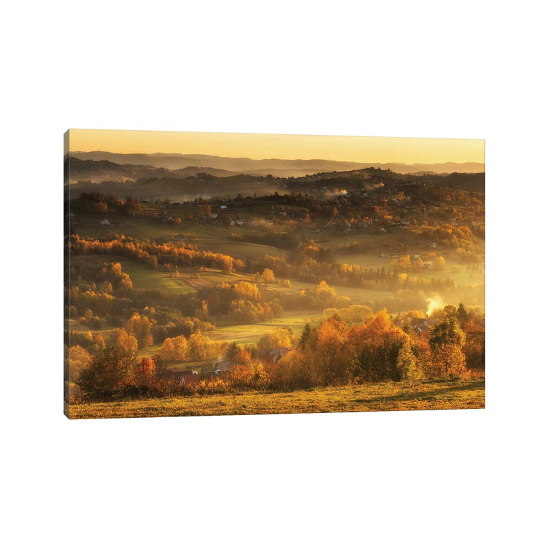 Autumn - Beskid Mountains - Poland 1 Piece Wrapped Canvas Wall Art, 101.6 cm H x 66.04 cm W x 3.175 cm D