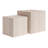 Rosabel Cambro Coffee Table Set (2-Piece) Stone Beige