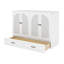 Lit escamotable double avec tiroirs-477907614