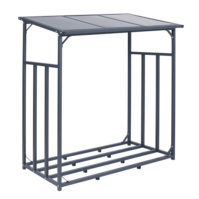 Sipos 185cm W Metal Log Rack