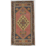Vintage One-of-a-Kind Rectangle 1'9" X 3'3" Hand Knotted Area Rug