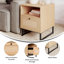 Table d'appoint Mid-Century moderne avec tiroir de rangement et tablette-535439052