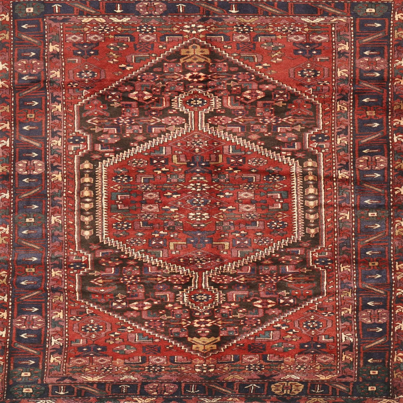 Southwestern Indoor Rug, Square 5'