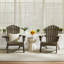 Ensemble de 2 chaises Adirondack pour l'extérieur, surdimensionné et résistant aux intempéries-510571921-526142695