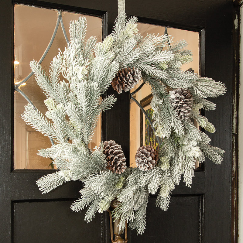 24 " Pinecones and Plastic Wreath