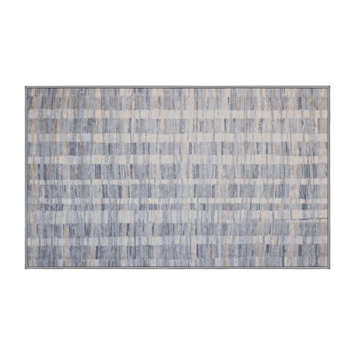 Tapis gris lavable à la machine