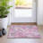 Machine Washable Indoor/Outdoor Xhevrie Pink Rug-988384996