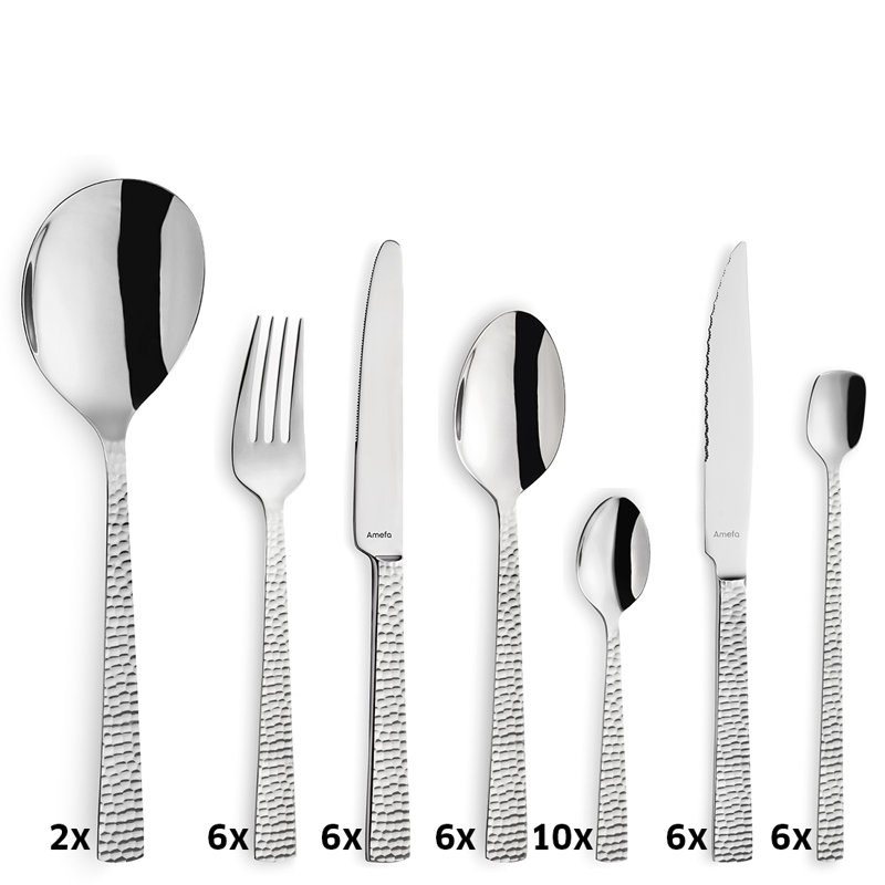 Amefa 42 Piece Cutlery Set , Service for 6