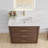 Porto 36'' Free Standing Single Bathroom Vanity with Quartz Top-681083258-681073802