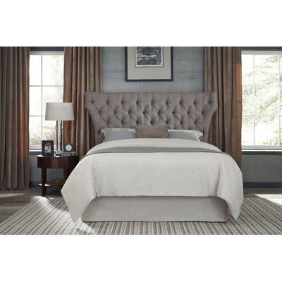 Geneva - Melina Dolphin Upholstered Panel Bed -  Modus Furniture, 3ZH3L453