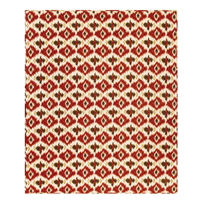Ikat Cotton Quilted Throw Blanket