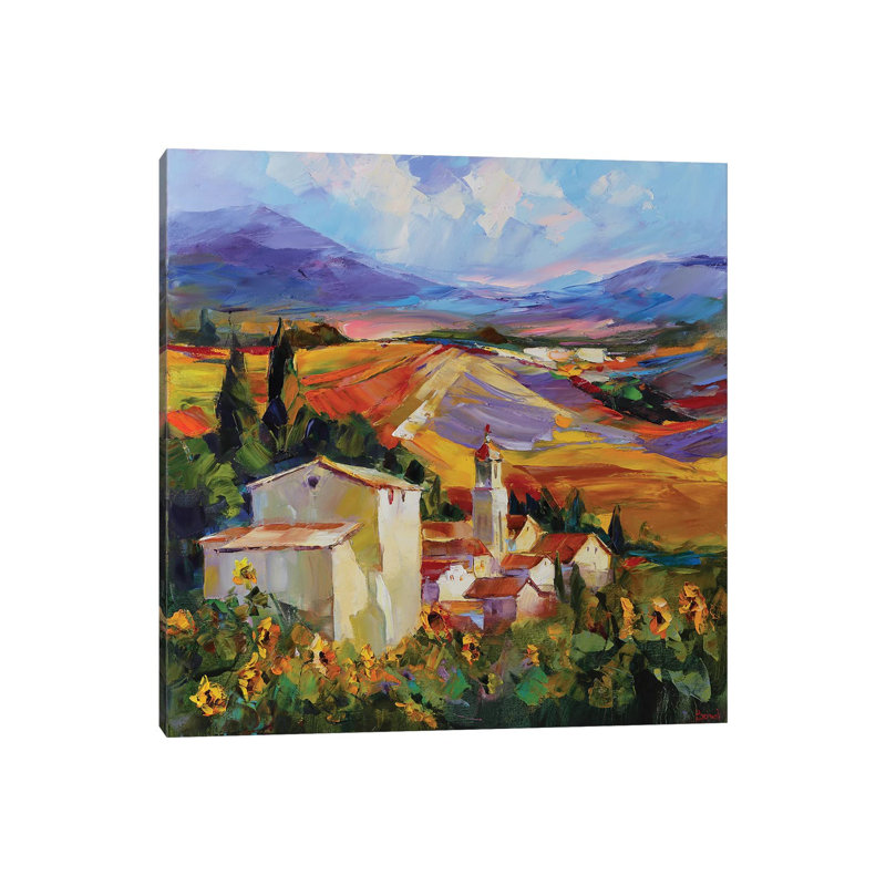Tuscan Love Story by Tatyana Yabloed - Wrapped Canvas Print, 66.04 cm H x 66.04 cm W x 3.175 cm D