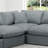 Upholstered Cloud Modular Sectional Sofa, Modern Comfy Couch Filled With Down, Convertible Deep Seat Couches For Living Room Apartment Lounge Bedroom-32983906-32983907
